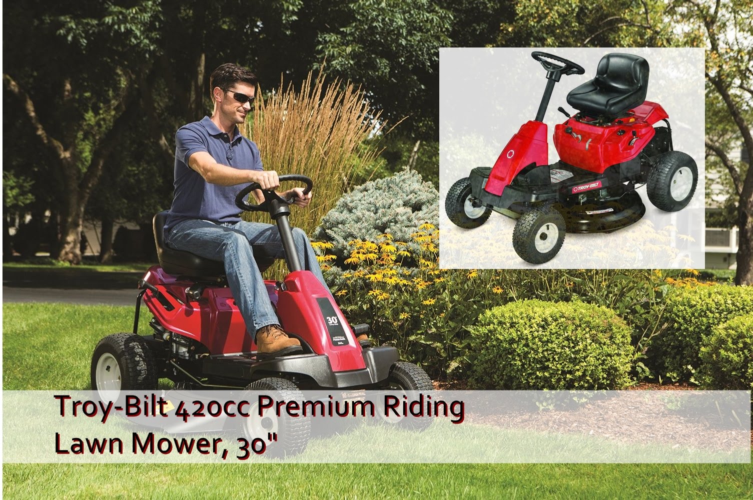 How to mow lawn riding mower