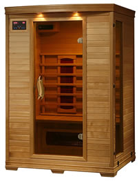 2 person hemlock deluxe sauna