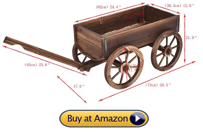 Giantex wagon dimensions - Decorative Wagons For The Yard