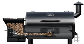 z grills wood pellet smoker feed system