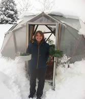 winter greenhouse gardener