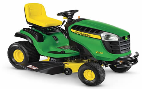 Typical garden tractor - the X330 by John Deere